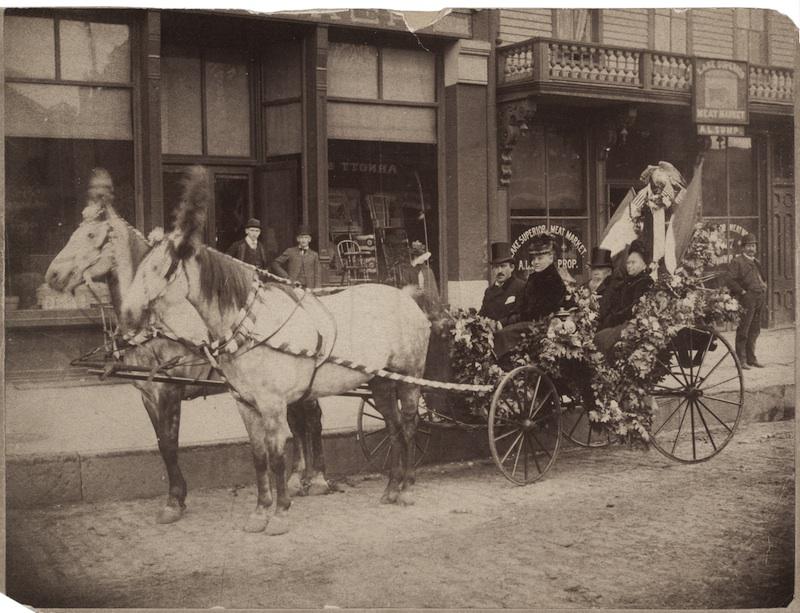 Carriage in German Day Parade, Minneapolis, Minnesota