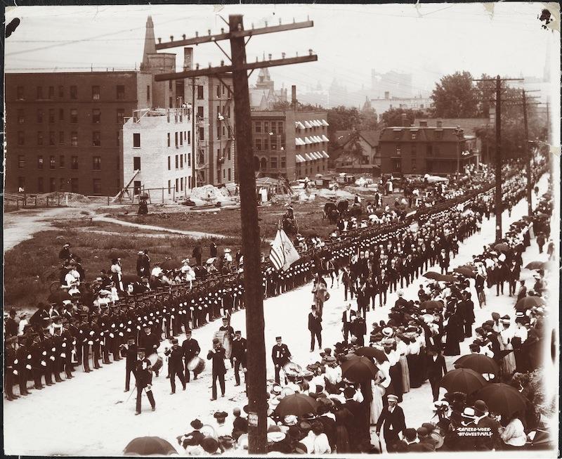 Capitol Dedication Parade-Moving Battle Flags From the Old State Capitol to the New State Capitol