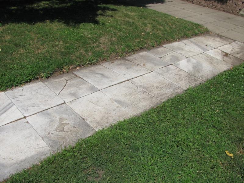 Marble Walkway at the Pierce Butler House on Summit Avenue, Saint Paul