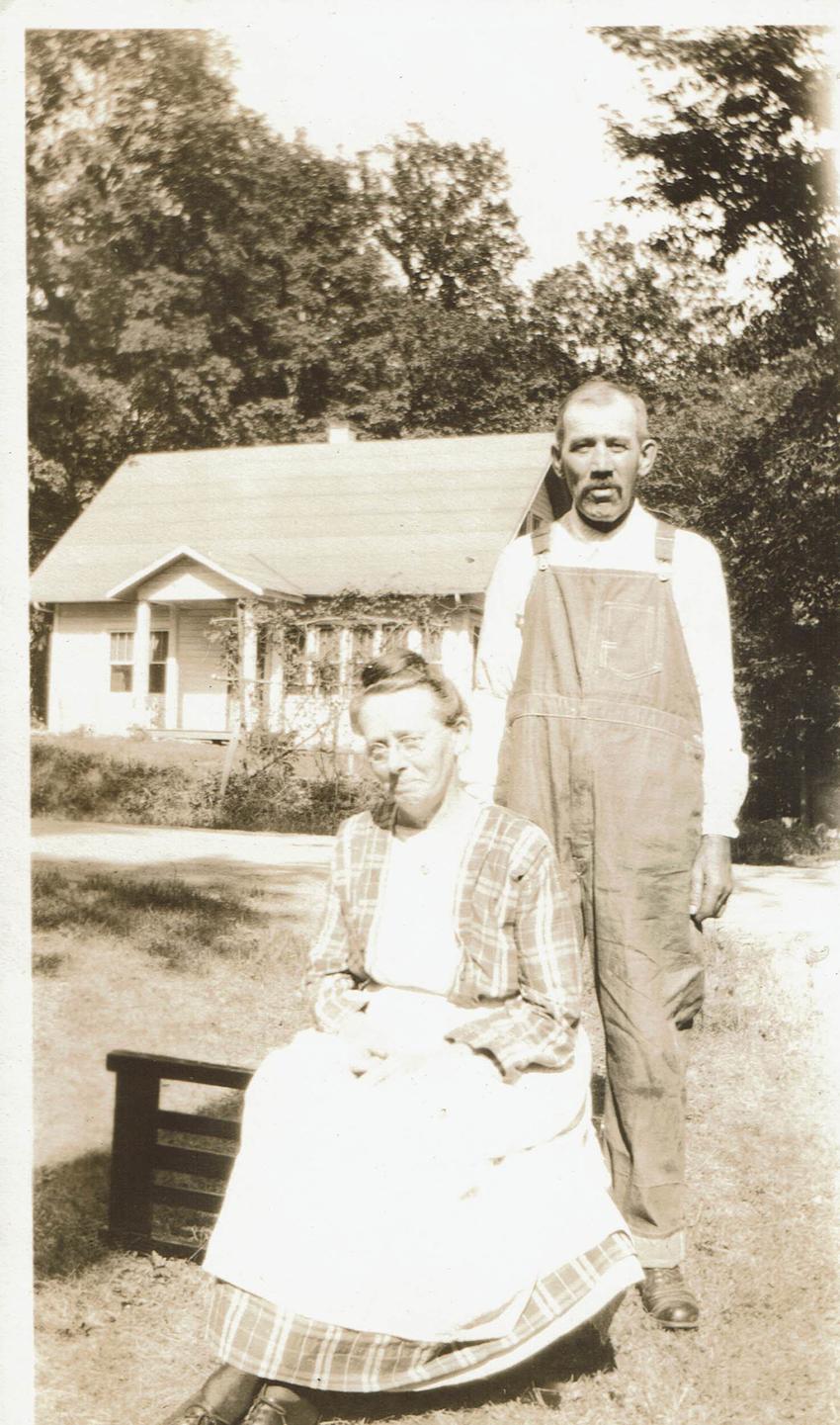Carl Herman Dreher and wife Minnie Dreher, ca.1917