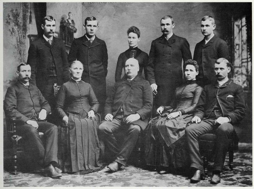 Patrick and Mary Ann Butler and Family-Family Portrait