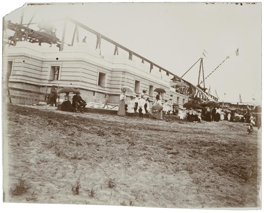 Minnesota State Capitol, Cornerstone Ceremony on Capitol Grounds, 1897