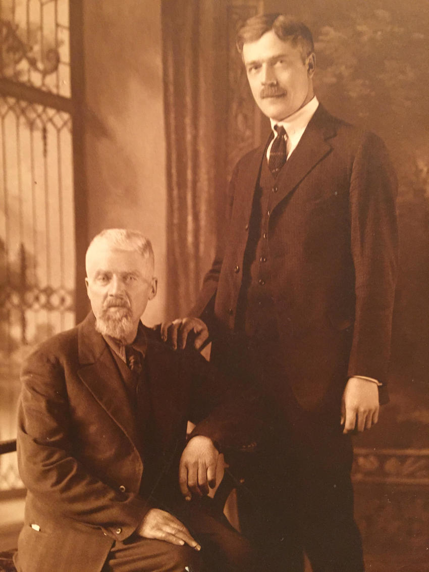 Peter and his son, Carl A Ingerson