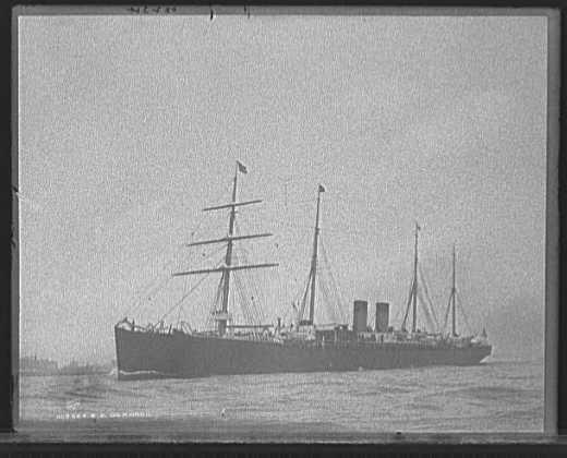 SS Germanic, ship on which August Wedell immigrated to the U.S.A.