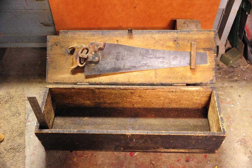 August Wedell's Saw and Toolbox