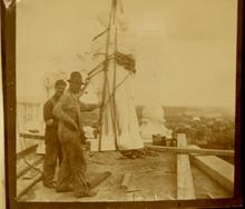 Setting the Six Virtues Statues, Minnesota Capitol Construction 