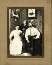 Wedell family circa 1911 - Emma, Gustave & August 