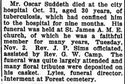 Oscar Suddeth Obituary